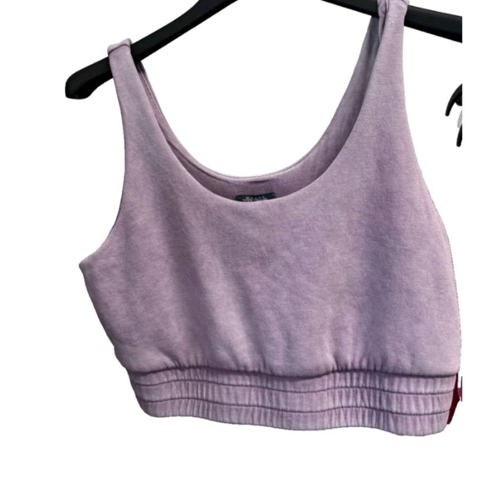 NEW Wild Fable Purple Lavender Sweatshirt Sports Bra Medium Nwt Womens Lounge - Picture 2 of 9